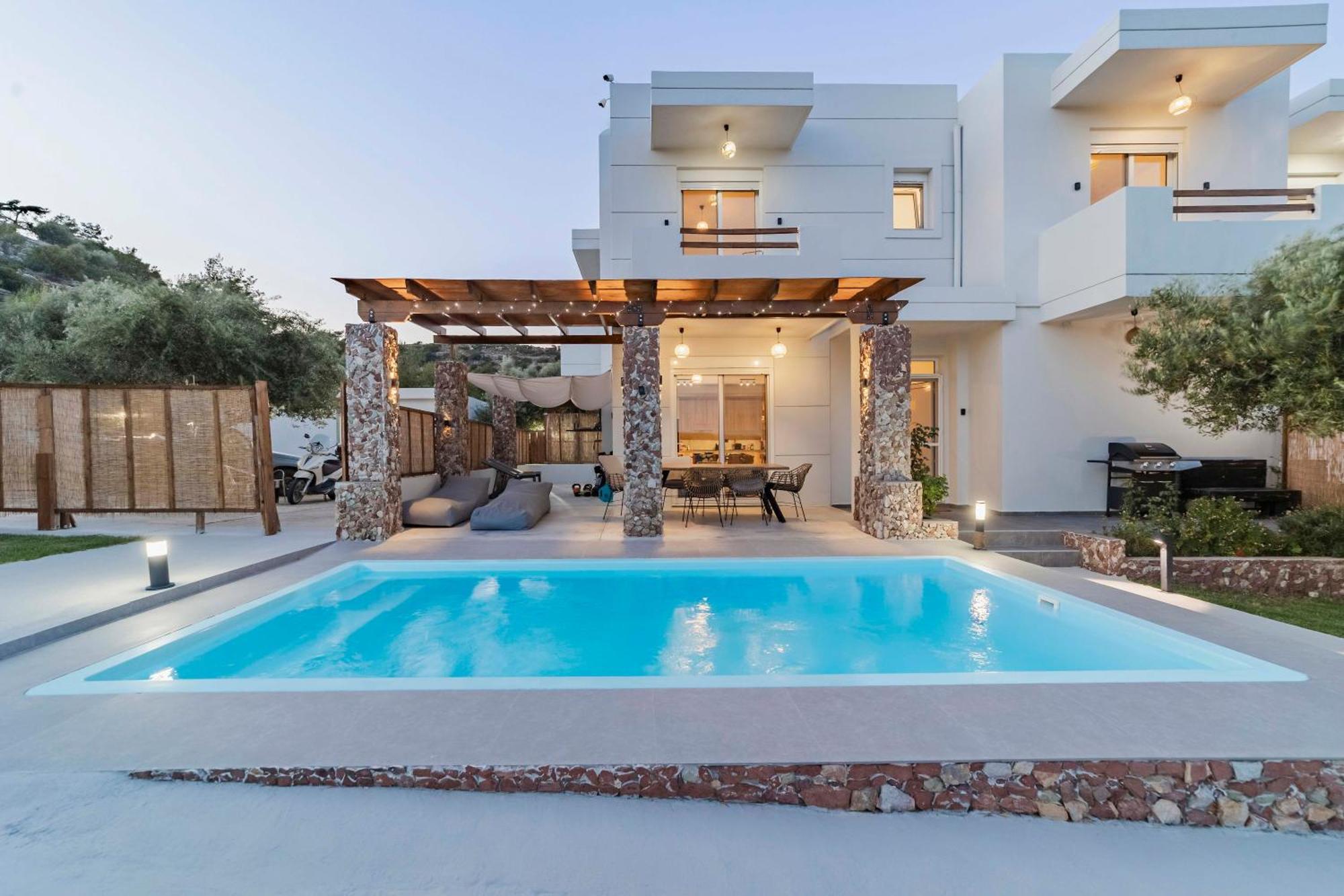 Villa Tranquila Rhodes Psinthos ภายนอก รูปภาพ